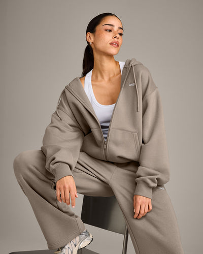 Foundations Cosy Zip Through Hoodie | Minky