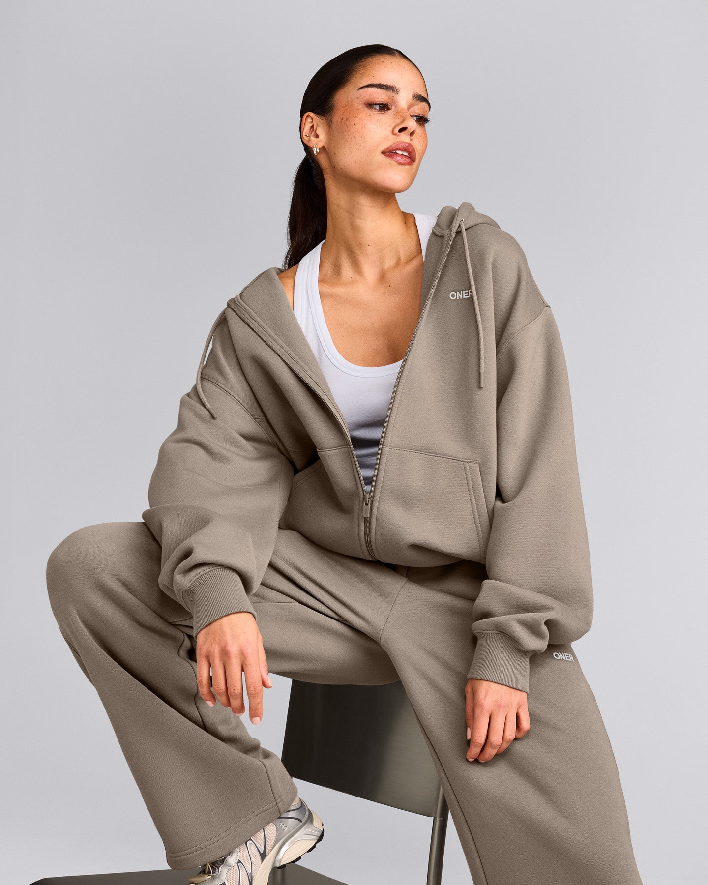 Foundations Cosy Zip Through Hoodie | Minky
