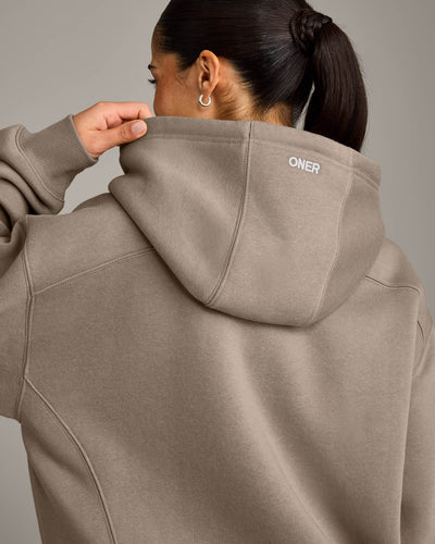 Foundations Cosy Zip Through Hoodie | Minky