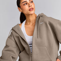 Foundations Cosy Zip Through Hoodie | Minky