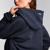 Foundations Cosy Zip Through Hoodie | True Blue