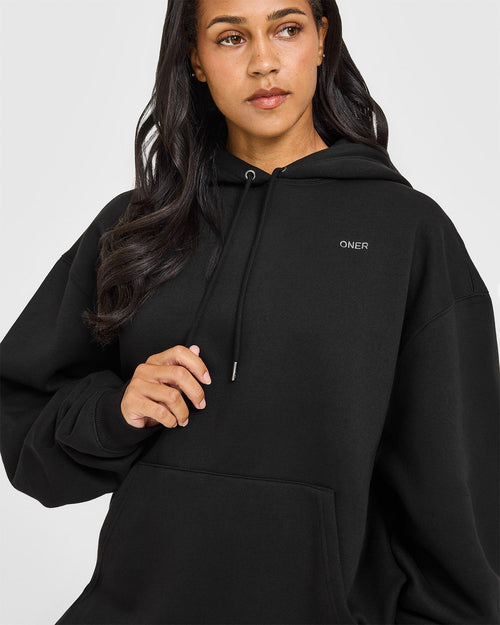 Foundations Oversized Hoodie | Black