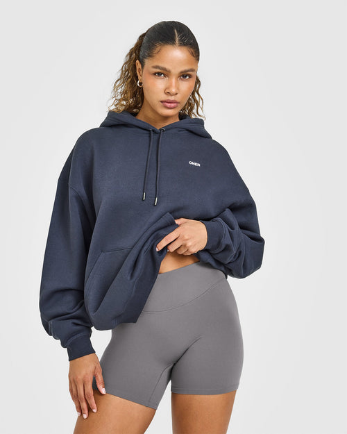 Oner Modal Foundations Oversized Hoodie | True Blue