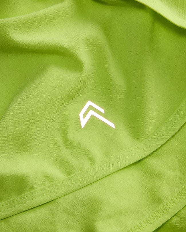 AirMove™ Lined Shorts 2" with Reflective Logo | Citrus Green
