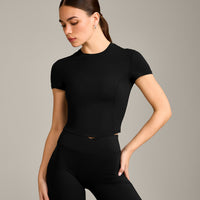 Mellow™ Motion Crew Neck Mid Top | Black