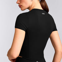 Mellow™ Motion Crew Neck Mid Top | Black