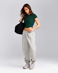 Mellow™ Motion Crew Neck Mid Top | Racing Green