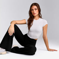 Mellow™ Motion Crew Neck Mid Top | White
