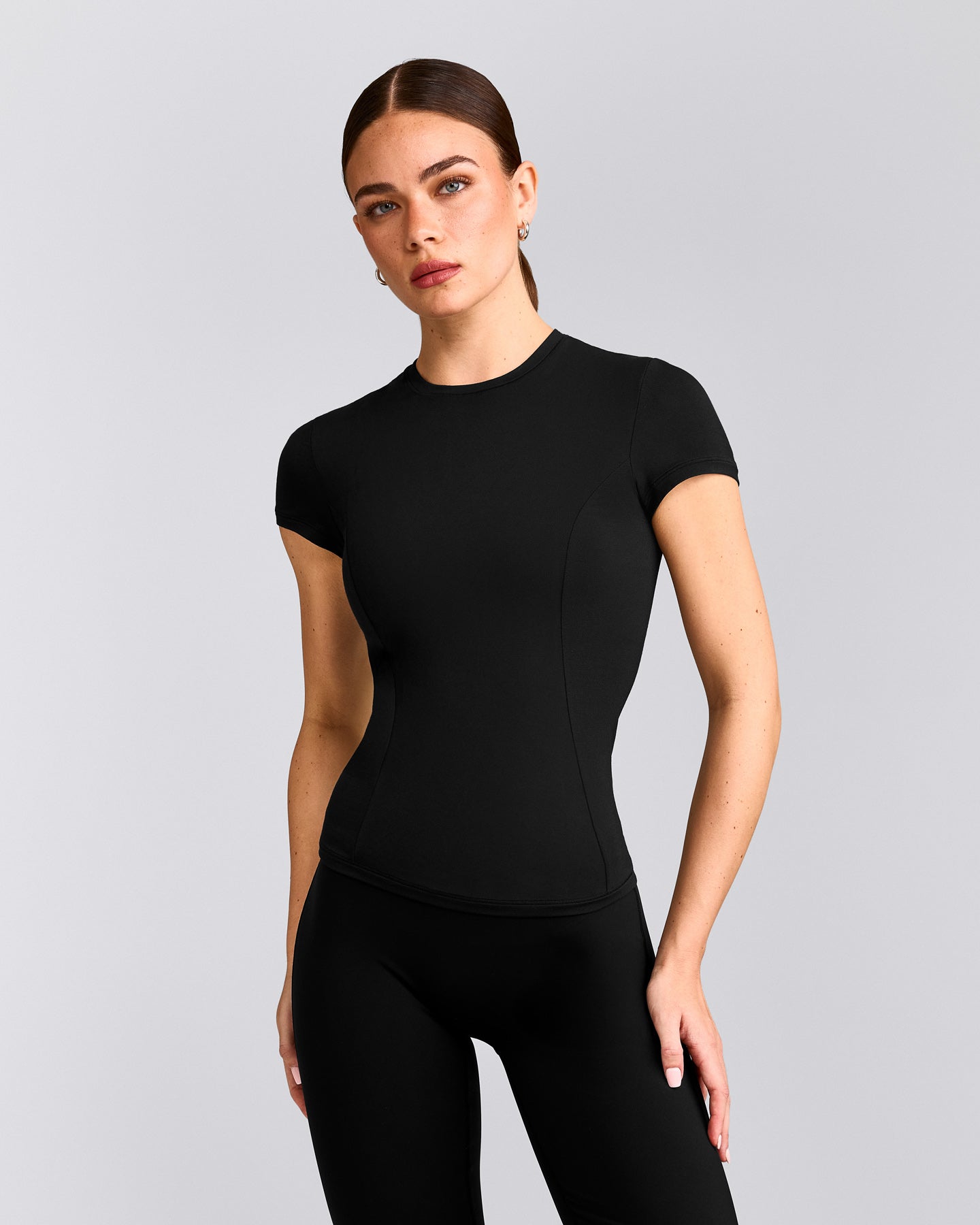 Mellow™ Motion Crew Neck Top | Black