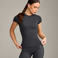 Mellow™ Motion Crew Neck Top | Coal