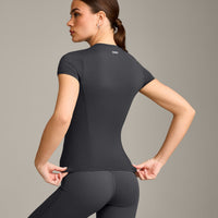 Mellow™ Motion Crew Neck Top | Coal