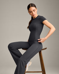 Mellow™ Motion Crew Neck Top | Coal