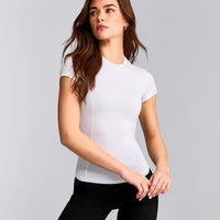 Mellow™ Motion Crew Neck Top | White