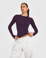 Mellow™ Soft Long Sleeve Top | Blackberry Purple