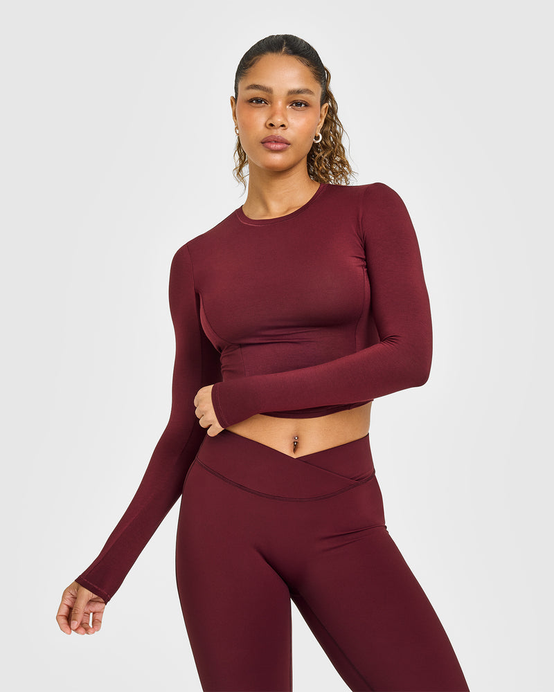 トップス Melt the lady mellow tops NOOS_MELLOW_SOFT_MID_LONG_SLEE