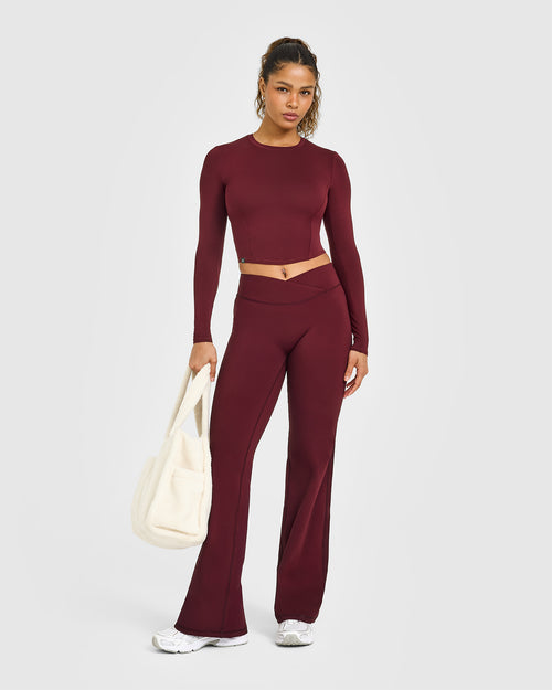 Mellow™ Soft Mid Long Sleeve Top | Rosewood
