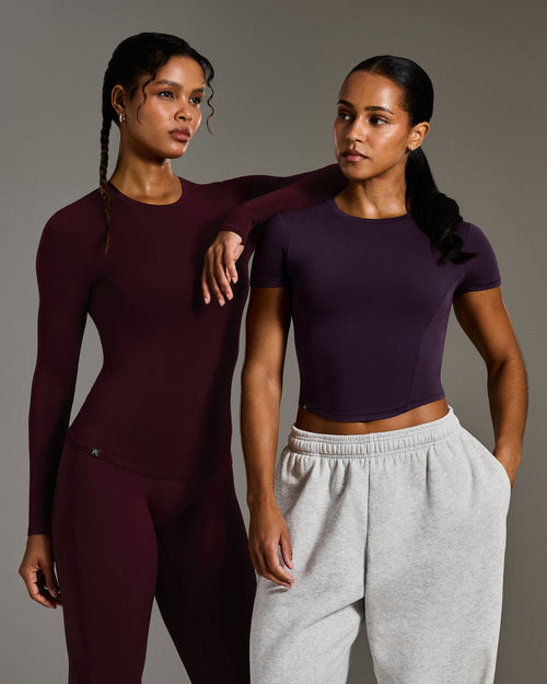 Mellow™ Soft Mid Short Sleeve T-Shirt | Blackberry Purple