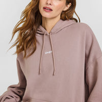 Mid Weight Relaxed Hoodie | Dusty Purple