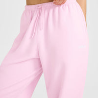 Mid Weight Relaxed Joggers | Chalk Pink