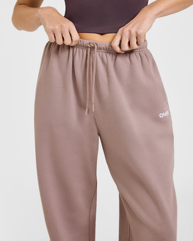 Mid Weight Relaxed Joggers | Dusty Purple
