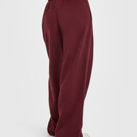 Mid Weight Relaxed Straight Leg Joggers | Rosewood
