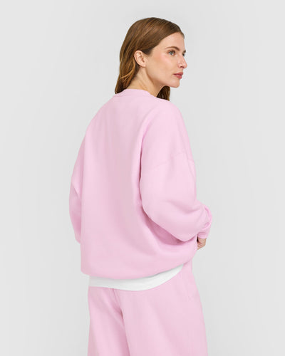 Mid Weight Sweatshirt | Chalk Pink