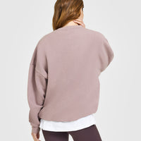 Mid Weight Sweatshirt | Dusty Purple