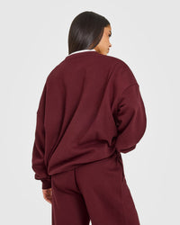 Mid Weight Sweatshirt | Rosewood