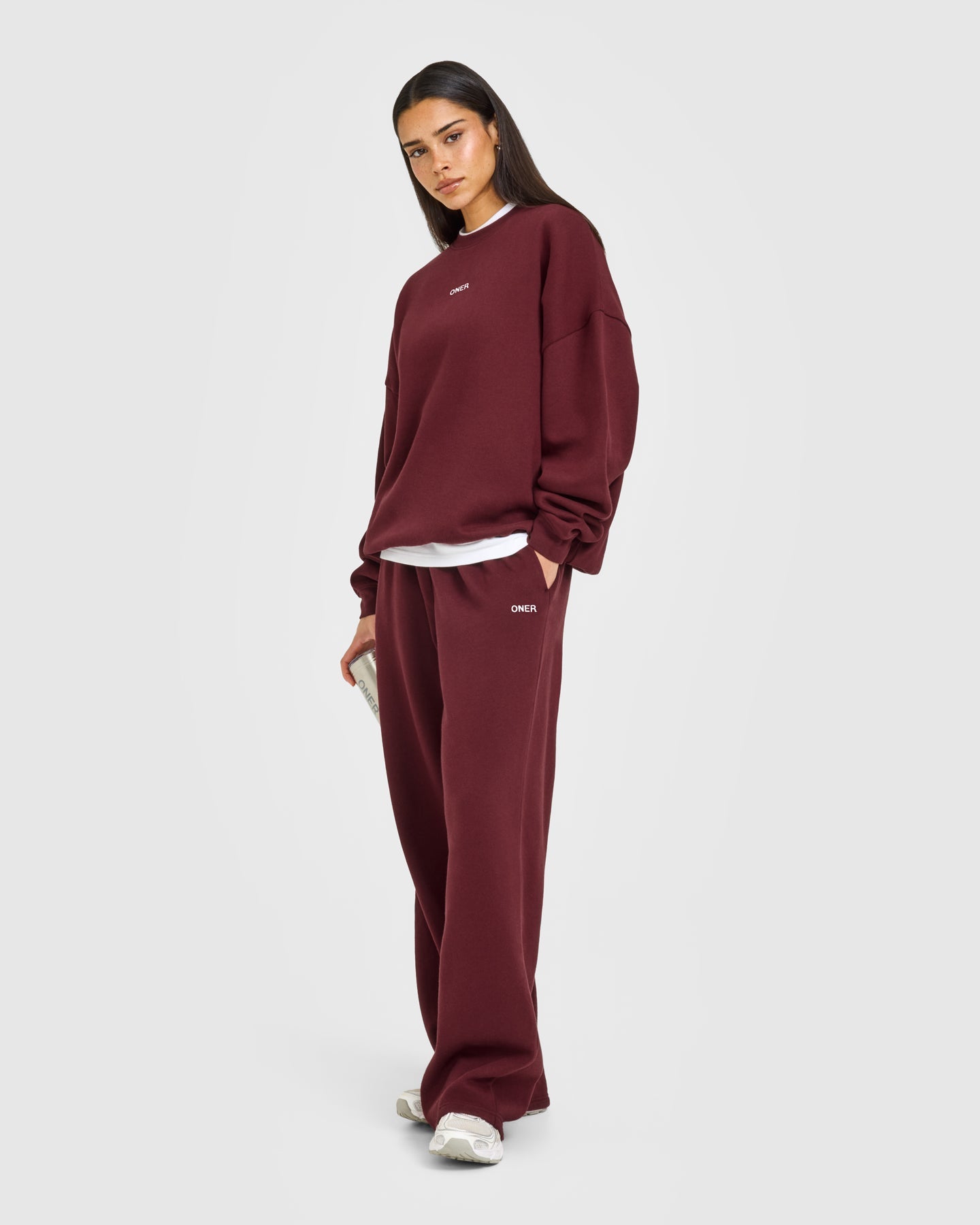 Mid Weight Sweatshirt | Rosewood