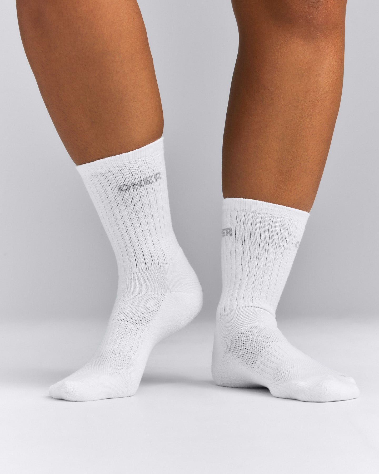Long Crew Socks 1 Pack | White