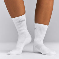Long Crew Socks 1 Pack | White