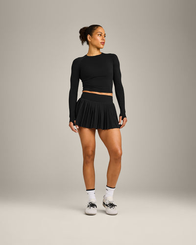 Oner Seamless Fitted Long Sleeve Top | Black