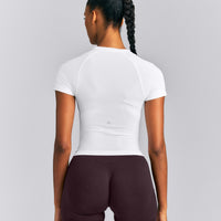 Oner Seamless Fitted Top New Branding | White