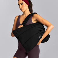 Quilted Tote Bag New Branding | Black