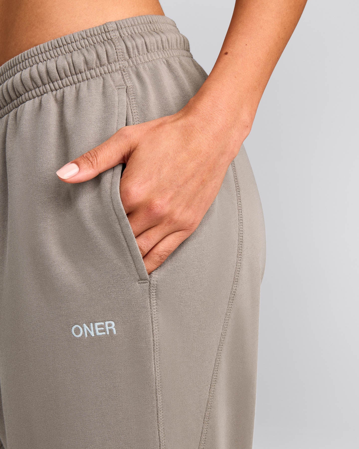 Cotton Vintage Lounge Wide Leg Joggers | Washed Minky