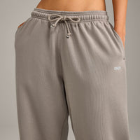 Raw Cut Lounge Wide Leg Joggers | Washed Minky