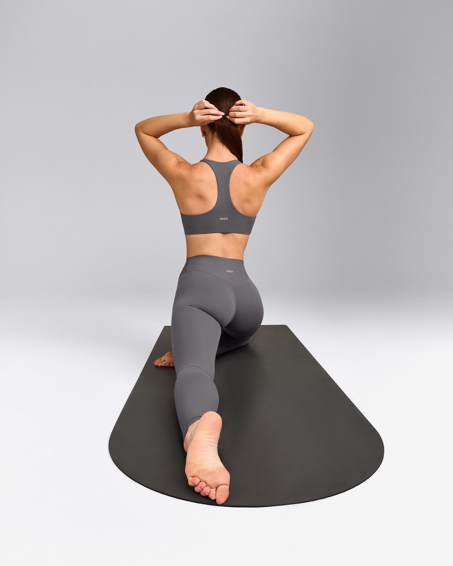 SoftMotion™ Bralette with Grey Logo | Ash Grey