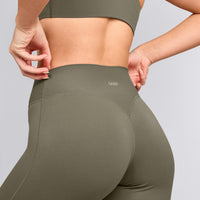 SoftMotion™ Flared Bottoms with Grey Logo | Alpine Green