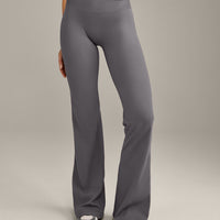 SoftMotion™ Flared Bottoms with Grey Logo | Ash Grey