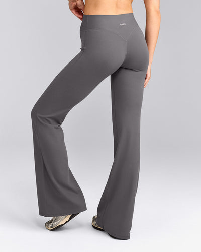 SoftMotion™ Flared Bottoms with Grey Logo | Ash Grey