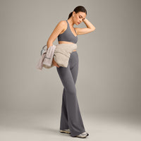 SoftMotion™ Flared Bottoms with Grey Logo | Ash Grey