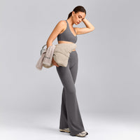 SoftMotion™ Flared Bottoms with Grey Logo | Ash Grey