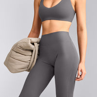 SoftMotion™ Flared Bottoms with Grey Logo | Ash Grey