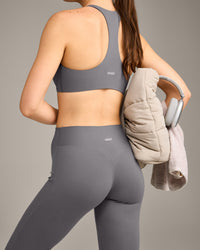 SoftMotion™ Flared Bottoms with Grey Logo | Ash Grey