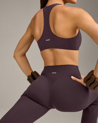 SoftMotion™ Flared Bottoms with Grey Logo | Dark Umber Brown