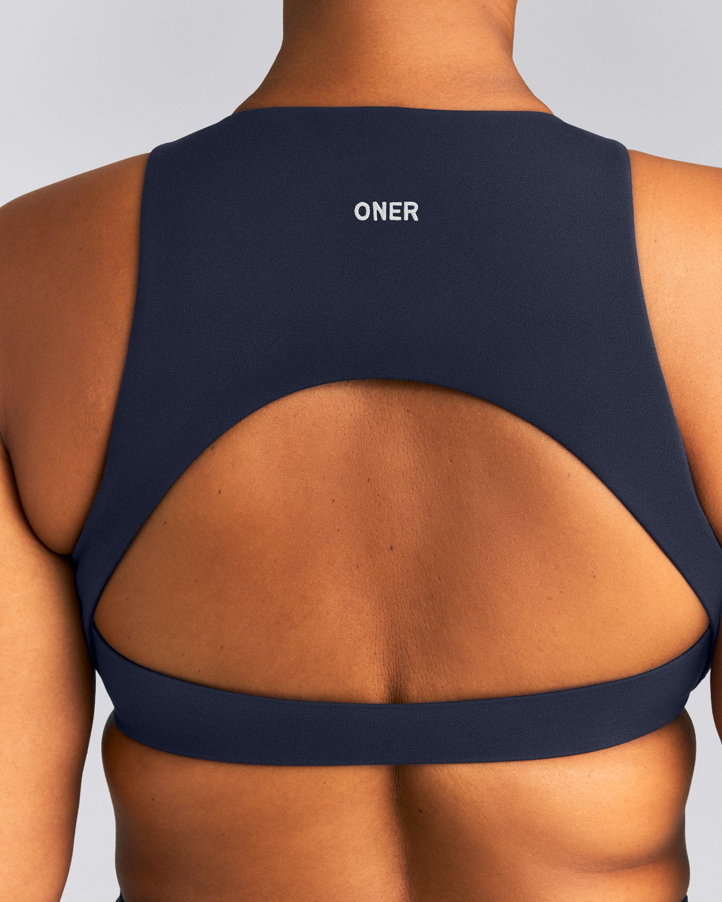 SoftMotion™ High Neck Sports Bra | True Blue