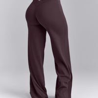 SoftMotion™ Straight Leg Pants New Branding | Dark Umber Brown