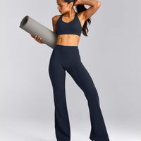 SoftMotion™ Flared Bottoms with Grey Logo | True Blue