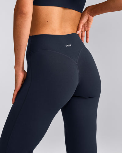 SoftMotion™ Flared Bottoms with Grey Logo | True Blue