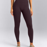 SoftMotion™ High Waisted Leggings New Branding | Dark Umber Brown